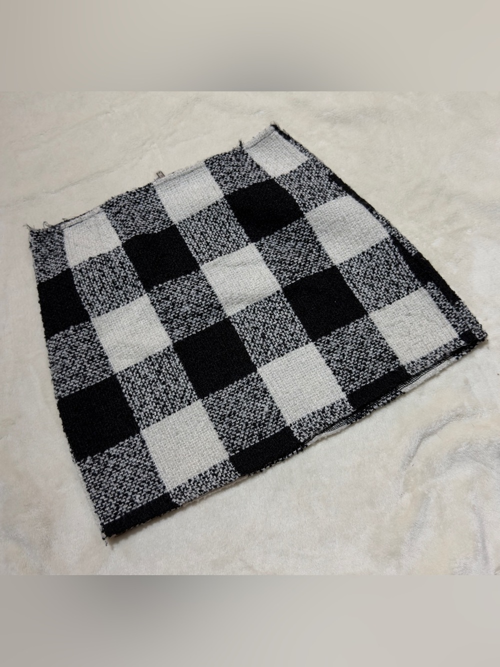 Forever 21 Black and White Check Pencil Skirt